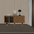 Modern sideboard lamp 3d model