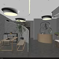Modern SPA Sauna Interior With Reception Area Massage Beds Wooden Elements And Soft Lighting