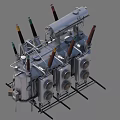 Main transformer 3d model