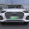 Stylish White Audi Sedan Featuring Modern Front Grille And LED Headlights 3d model