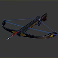 Crossbow Mechanical Crossbow Shift Bow and Arrow Shoot Far Equipment Weapons High-tech Crossbow 3d model