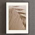 Minimalist Sand Texture Landscape Painting With Natural Beige Tones And Textured Surface Artwork