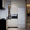 Modern Living And Dining Room Interior With Wooden Furniture Simple Decor And Lighting Elements