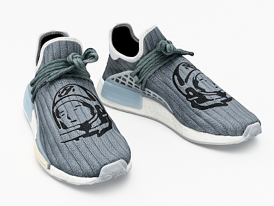 Modern sneaker 3d model