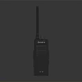 Black Zartek X10 Doorbell With Antenna On Gray Reflective Background