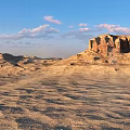 Desert Geographical Environment Terrain Desert Huai Around Gobi Background Material Sand Dunes Western Cliffs National Geographic Exploration Discovery 3d model