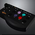 Professional VJ Controller With Black Joystick Knob And Colorful Function Buttons