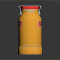 Premium Yellow Jar of Royal Coconut Cooking Oil with Red Lid and Label