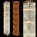 Luxury Crystal Chandeliers With Hanging Crystal Beads And Decorative Details