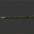 Detailed Golf Course Model With Green Lawn Winding Fairways And Trees