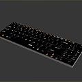 Slim Wireless Computer Keyboard With Standard Layout And Function Keys