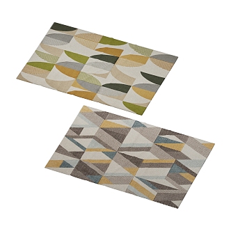 Colorblock Carpet 3d model