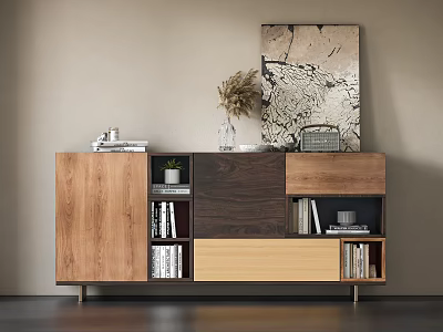 Modern Side Cabinet Side Cabinet Combination 3d model