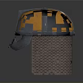 Orange Silver Decorative Medieval Warrior Weapon Helmet With Metal Visor And Leather Neck Guard