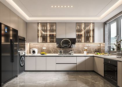 Modern Kitchen Home Kitchen 3d model