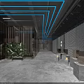 Modern Bar Interior Design With Stylish Lighting Fixtures And Comfortable Seating Areas