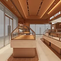 Modern Ruladuo Dessert Shop Storefront With Glass Doors Display Cases Signage And Outdoor Cart
