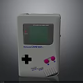 Nintendo Game Boy Classic Handheld Gaming Console With Green Screen And Pink Buttons