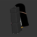 Adorable Penguin Playing Red Electric Guitar With Cable Next to Marshall Amplifier