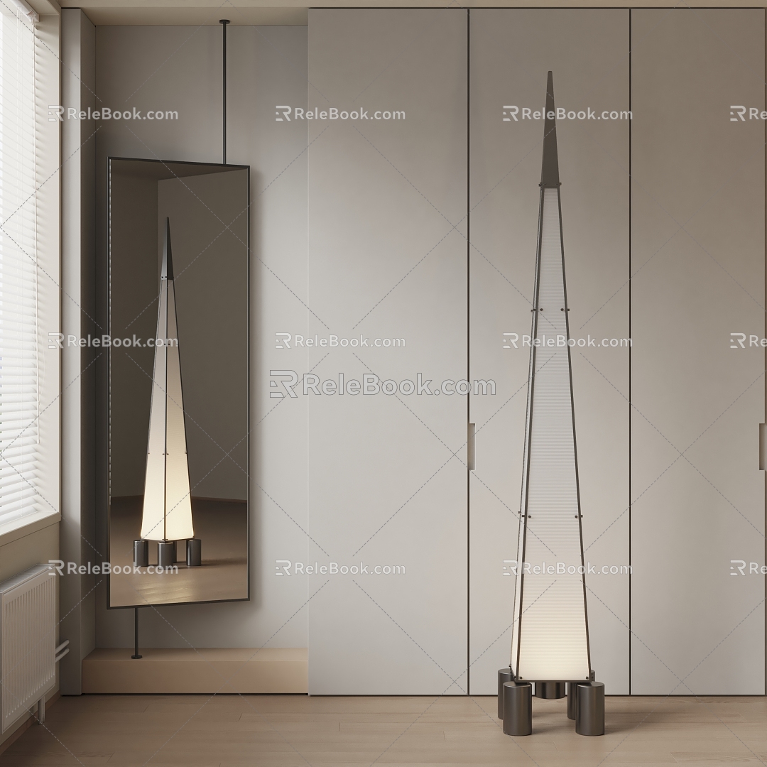 willisau modern floor lamp 3d model