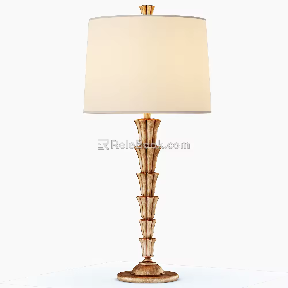 Jane European Table Lamp Metal Table Lamp 3d model