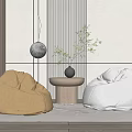 Modern Lazy Sofa 3d model