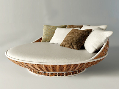 round bed model