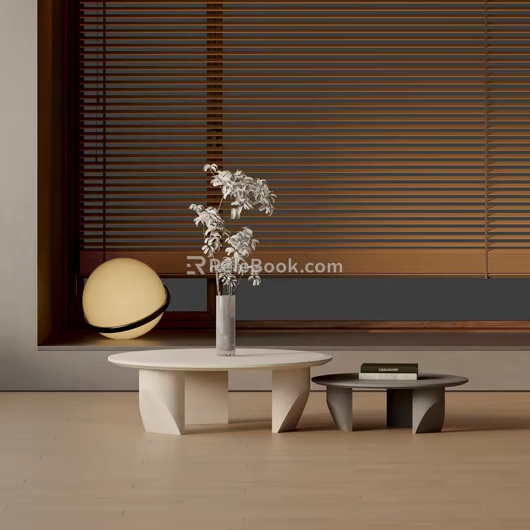 Modern coffee table 3d model