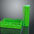 Stylish Green Household Storage Organizers With Hollow Patterns For Daily Use