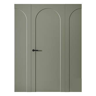 Modern Simple Flat Door 3d model