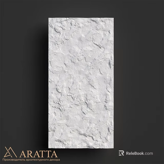 White Textured Wall Surface With Rough Plaster Finish And Modern Design 3d model 