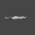 Assorted Colored Car Lineup Featuring Yellow Blue Silver Sedan And SUV Models