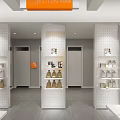 MODA OASIS Specialty Store Featuring Orange Exterior Glass Showcase Smiling Faces Billboard And Designer Brand
