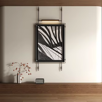 modern sandstone decorative painting 3d model