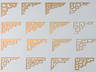 925 ancient pattern 03 3d model