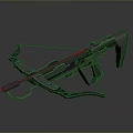 Crossbow Mechanical Crossbow Shift Bow and Arrow Shoot Far Equipment Weapons High-tech Crossbow 3d model