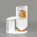 Placebo Art Installation With Display Sign And Modern Pedestal Base Design