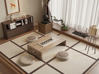 Tea Room Tatami Tea Room 3d model