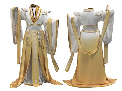Hanfu Ancient Clothes Ancient Clothes Song Dynasty Clothes 3d model