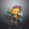 Mech Warrior Mech Soldier Machine Battlearm Mechanical Battlearm Machine Fighter Robot 3d model