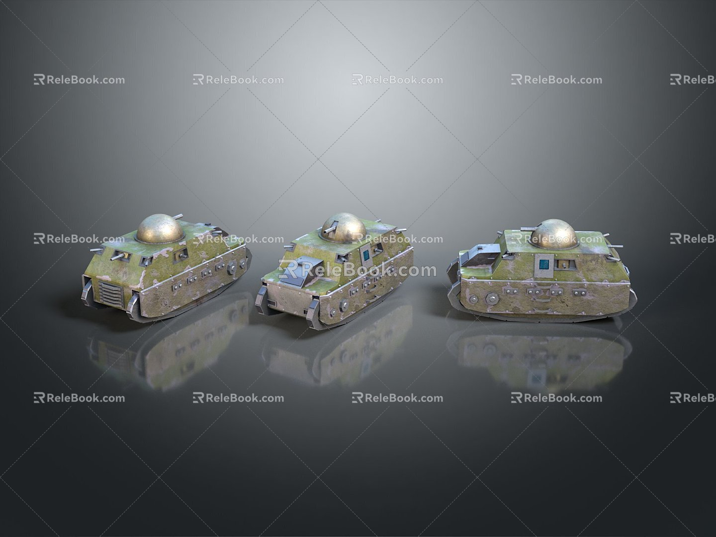 Light Tank Light Armored Modern Tank Modern Tank World War II Tank World War I Tank Heavy Tank 3d model