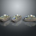 Light Tank Light Armored Modern Tank Modern Tank World War II Tank World War I Tank Heavy Tank 3d model