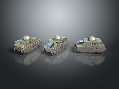 Light Tank Light Armored Modern Tank Modern Tank World War II Tank World War I Tank Heavy Tank 3d model