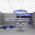 Modern Cafe Milk Tea Shop 3d model