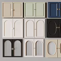 Small French Style Wardrobe Doors With Various Panel Designs And Color Options