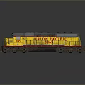 Union Pacific Yellow and Gray Locomotive With Number 9042 Exterior View
