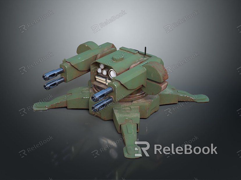 laser tower turret turntable sci-fi tower defense game tower defense sci-fi turret game turret game turret model