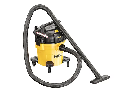 DEWALT Yellow And Black Household Vacuum Cleaner For Efficient Cleaning 3d model