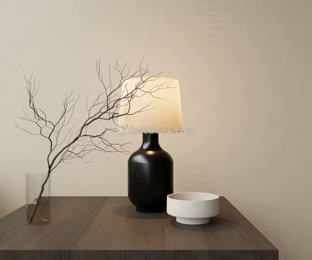 Quiet Table Lamp 3d model