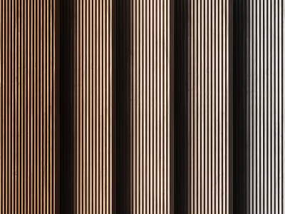 Modern Vertical Striped Wall Panels in Various Colors Like Brown Black and White 3d model
